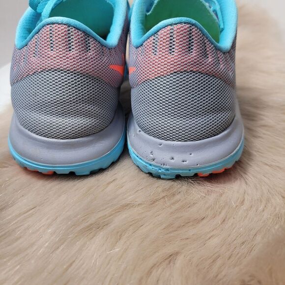 Nike Lite Run 2 Womens Running Shoes Sneakers Turquoise Gray Size 9 - Picture 4 of 11
